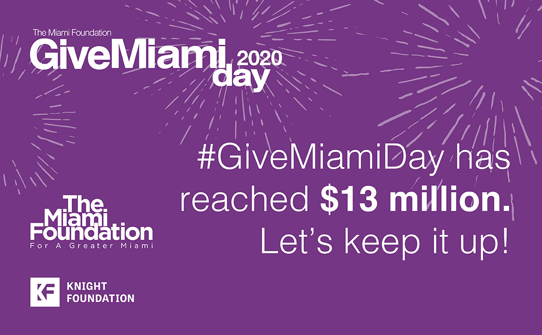 On Nov. 19, an upswell of giving will take over our city on Give Miami Day. Year after year, Miamians from all walks of life give to the causes that matter to them. Whether it’s through small personal gifts or major corporate donations, Give Miami Day has made philanthropy accessible to all — and anyone, no matter who they are, no matter where they come from — can answer the call to support their community.