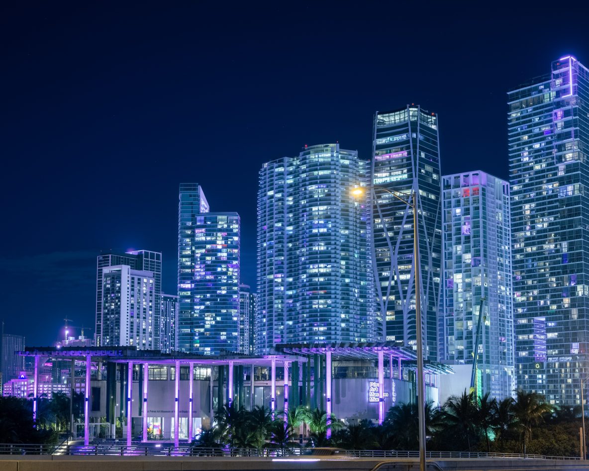 Purple skyline