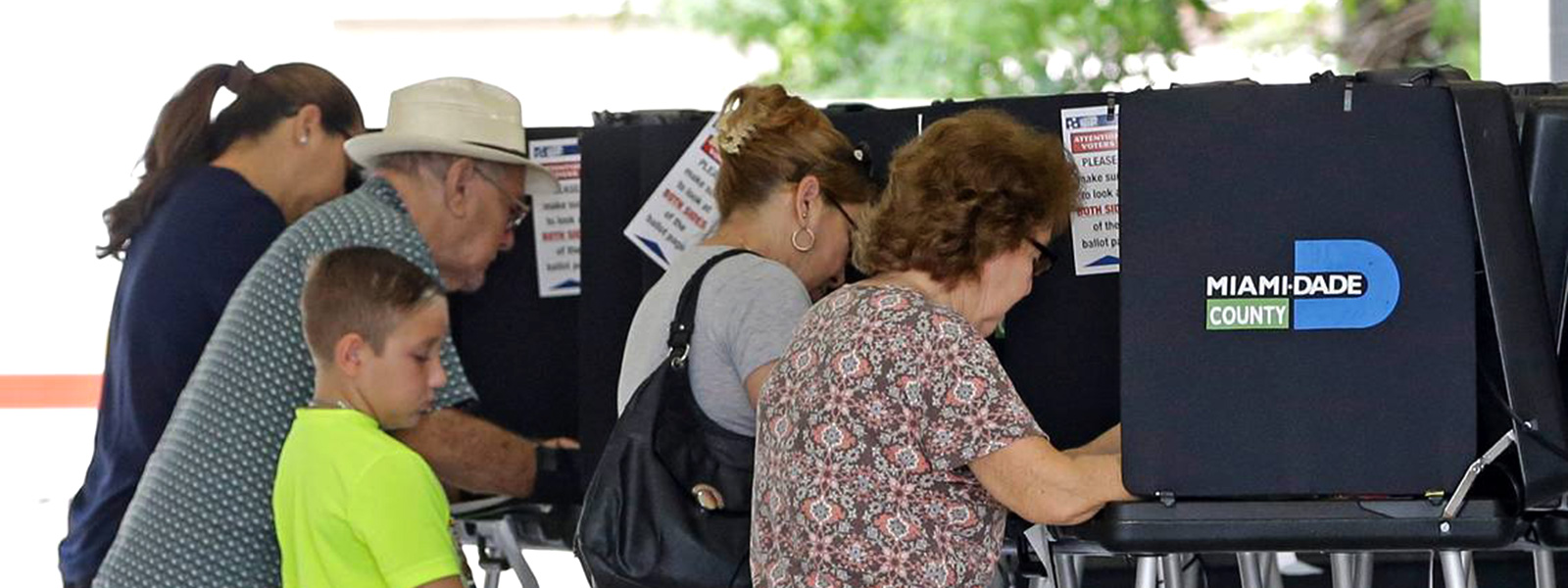 Voting booths in Miami Dade County | Inspiring Civic Engagement | The Miami Foundation