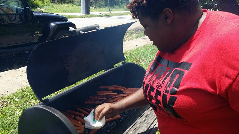 I told everyone to meet us at the Community Emergency Operations Center at EcoTech. We scraped up what we could and went to the stores. We went to Publix for supplies and a local meat store. We got some hot dogs and a few bags of charcoal and I took the small grill from my house. We went into Liberty City and we started grilling and feeding people.When we first got there, people were crying because they hadn’t eaten since before the storm, some for two to three days. Grown people were crying. Kids saw us coming and they ran up to us. They were happy to see us. They were blown away that we were giving away free food. We gave out hot dogs, chips and bottles of water, and then we went to Little Haiti and did the same. We set up on a corner and volunteers walked down the streets. For those who couldn’t walk up to us, we brought them food. There were elderly people who were too weak to get out of bed or even feed themselves, and volunteers fed them.