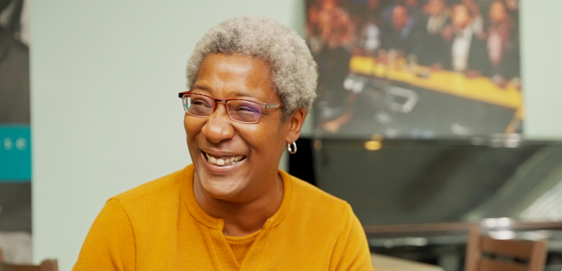 Photo of Charisse Grant laughing